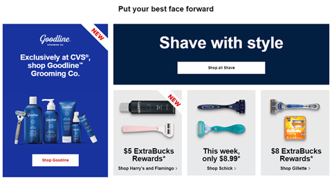 CVS Goodline Grooming Co. Display Ad